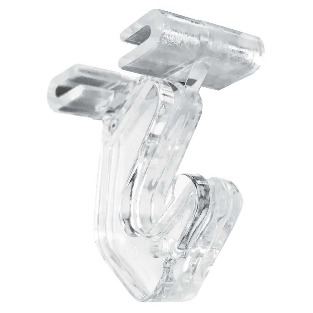 Clear Drop Ceiling Hooks, Swivel Lock - 1 W x 1½ H – Gluposti